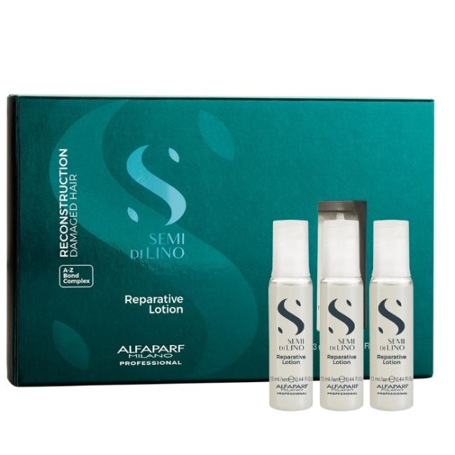 Herstructurerende verzorgingslotion Reconstruction Semi Di Lino 6x13ml