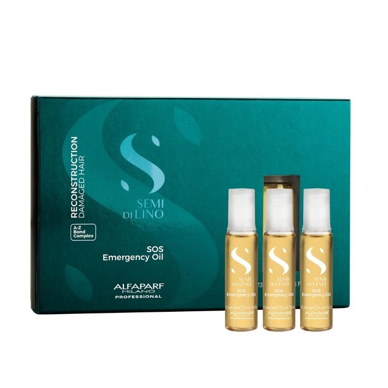 Óleo SOS reestruturante Reconstrução Semi Di Lino 6x13ml