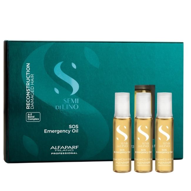 Óleo SOS reestruturante Reconstrução Semi Di Lino 6x13ml