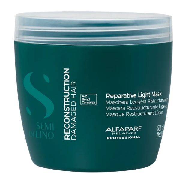Máscara reestruturante para cabelos finos Reconstrução Semi Di Lino 500ml Máscara reestruturante para cabelos finos Reconstrução Semi Di Lino 500ml
