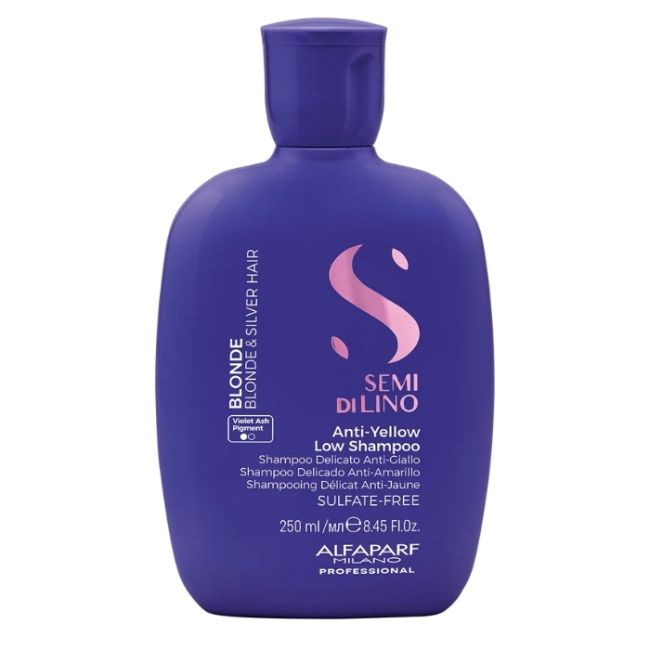 Shampoo tegen gele reflecties Blonde Semi Di Lino 250ml