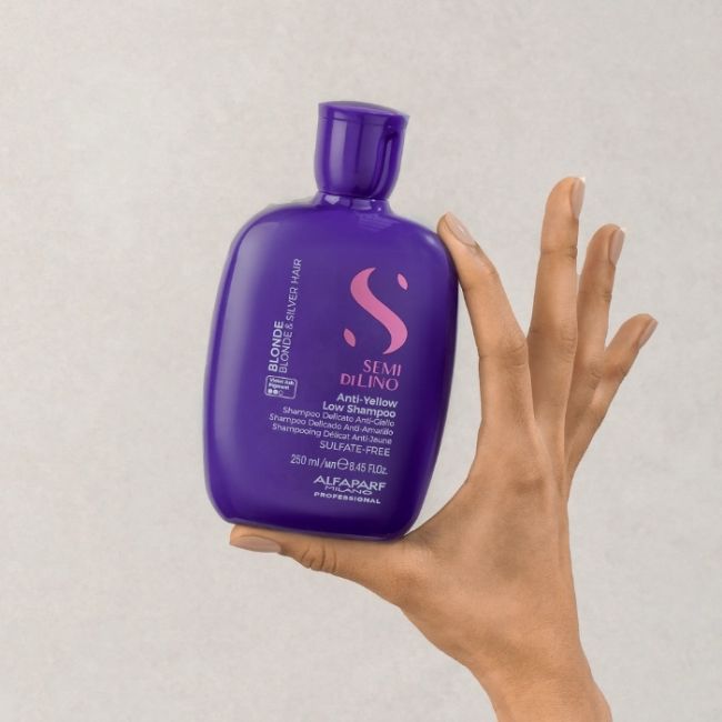 Shampoo tegen gele reflecties Blonde Semi Di Lino 250ml