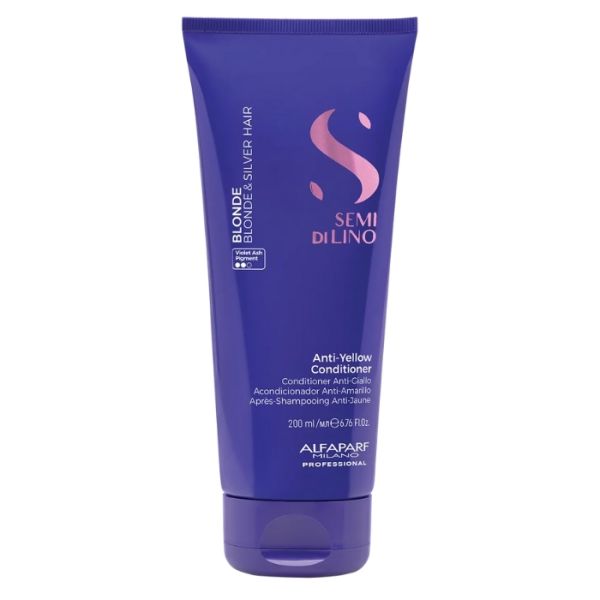 Anti-geel reflecterende conditioner Blonde Semi Di Lino 200ml Anti-geel reflecterende conditioner Blonde Semi Di Lino 200ml