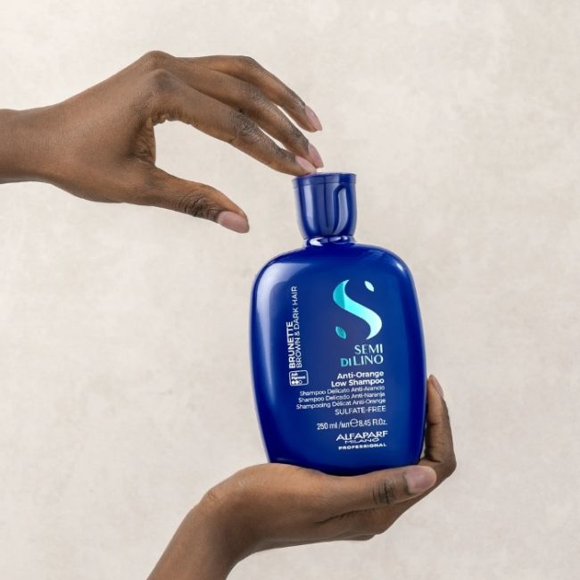 Oranje reflectie shampoo Brunette Semi Di Lino 250ml