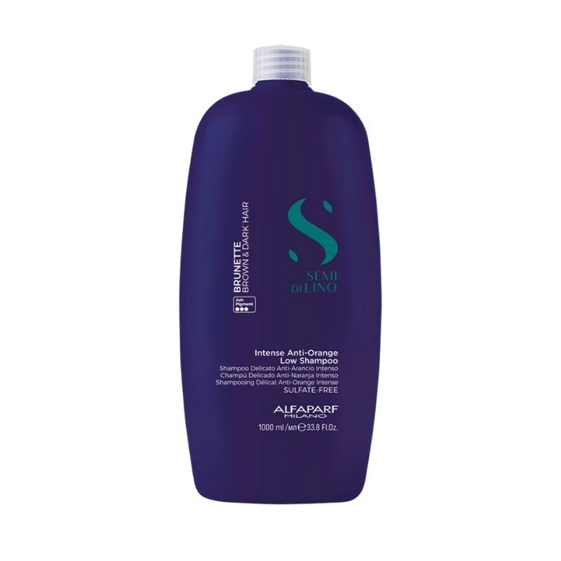Shampoo anti-reflexo laranja Brunette Semi Di Lino 1000ml