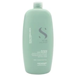 Sanfte reinigende Shampoo gegen trockene und fettige Schuppen Scalp Semi Di Lino 1000ml