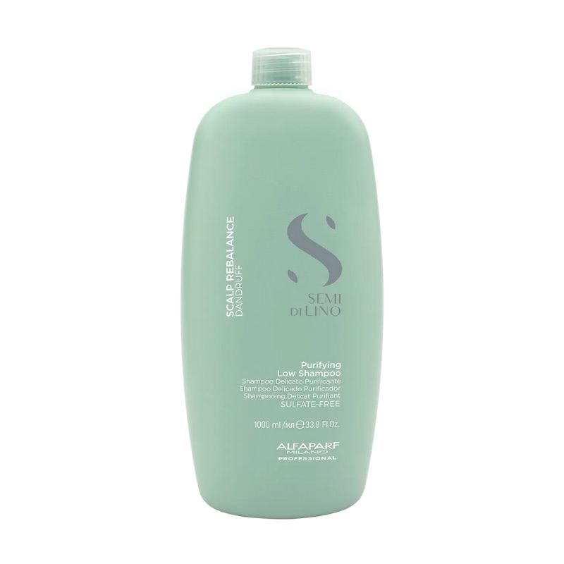 Zachte purifiërende shampoo voor droge en vette roos Scalp Semi Di Lino 1000ml