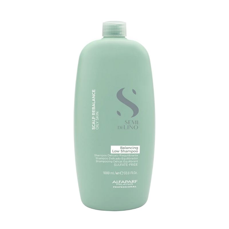 Zacht herstellend shampo voor vet haar 1000ml Scalp Semi Di Lino