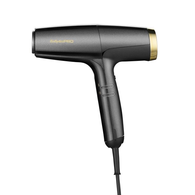 Föhn FALCO Ionic Grijs + Goud 2000W Babyliss Pro