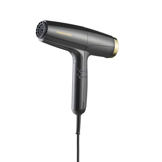 Föhn FALCO Ionic Grijs + Goud 2000W Babyliss Pro