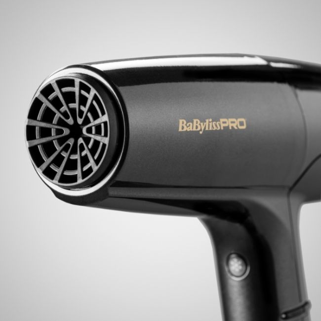 Föhn FALCO Ionic Grijs + Goud 2000W Babyliss Pro