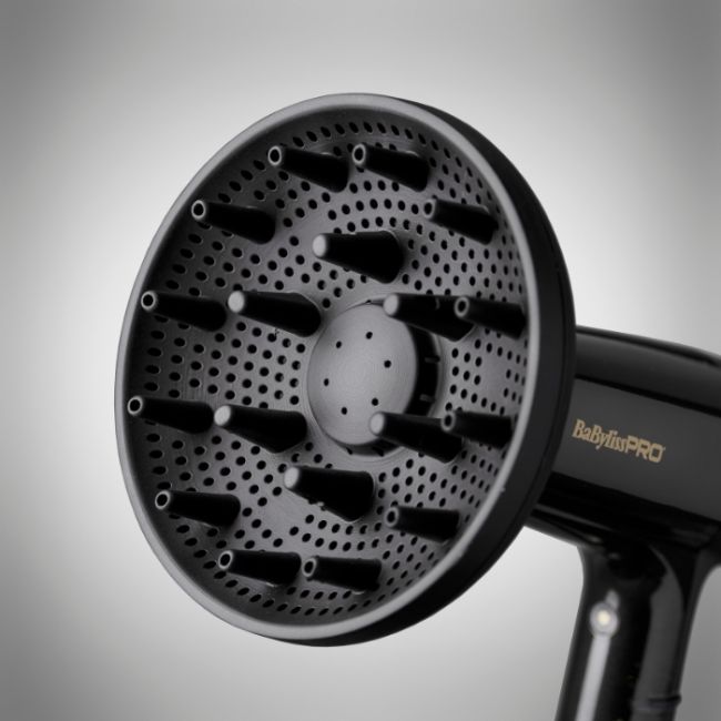 Föhn FALCO Ionic Grijs + Goud 2000W Babyliss Pro