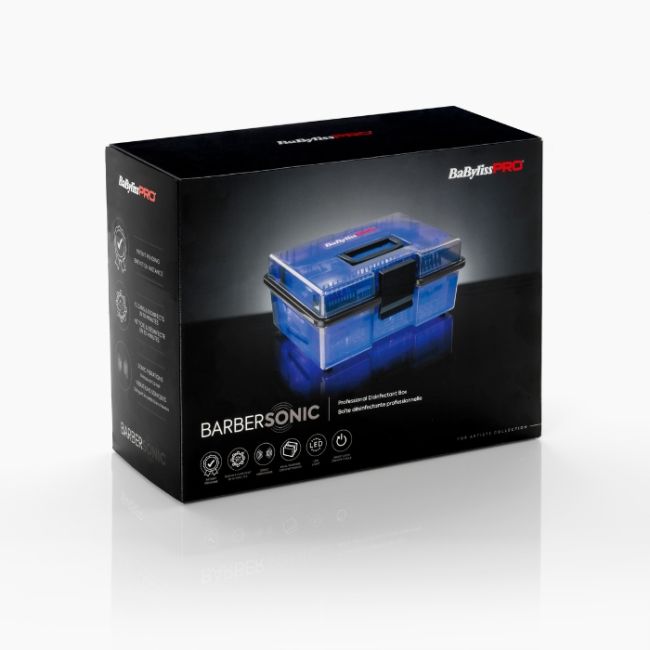 Caixa desinfetante com vibrações sônicas BARBERSONIC Babyliss Pro