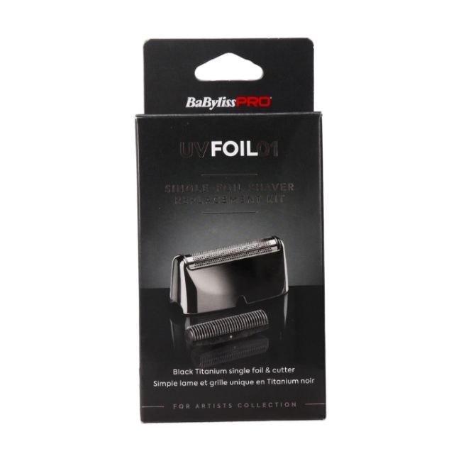 Replacement shaving head UVFOIL01 TITANIUM BLACK FXFLS1E Babyliss Pro