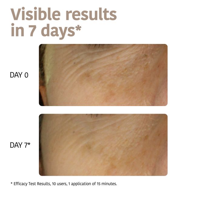 Masque opvullende anti-aging voor gezicht en hals met hyaluronzuur van Iroha Nature.