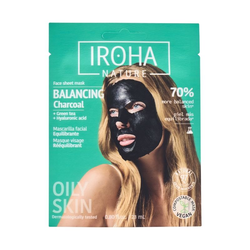 Máscara facial de tecido detox IROHA