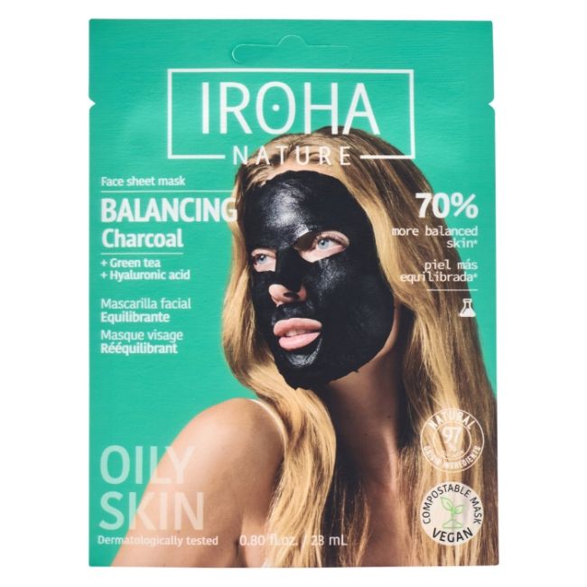 Máscara facial de tecido detox IROHA