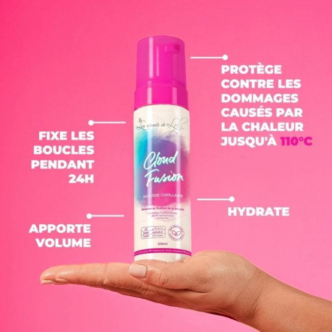 Mousse haarstyling Cloud Fusion Les Secrets de Loly 200ml