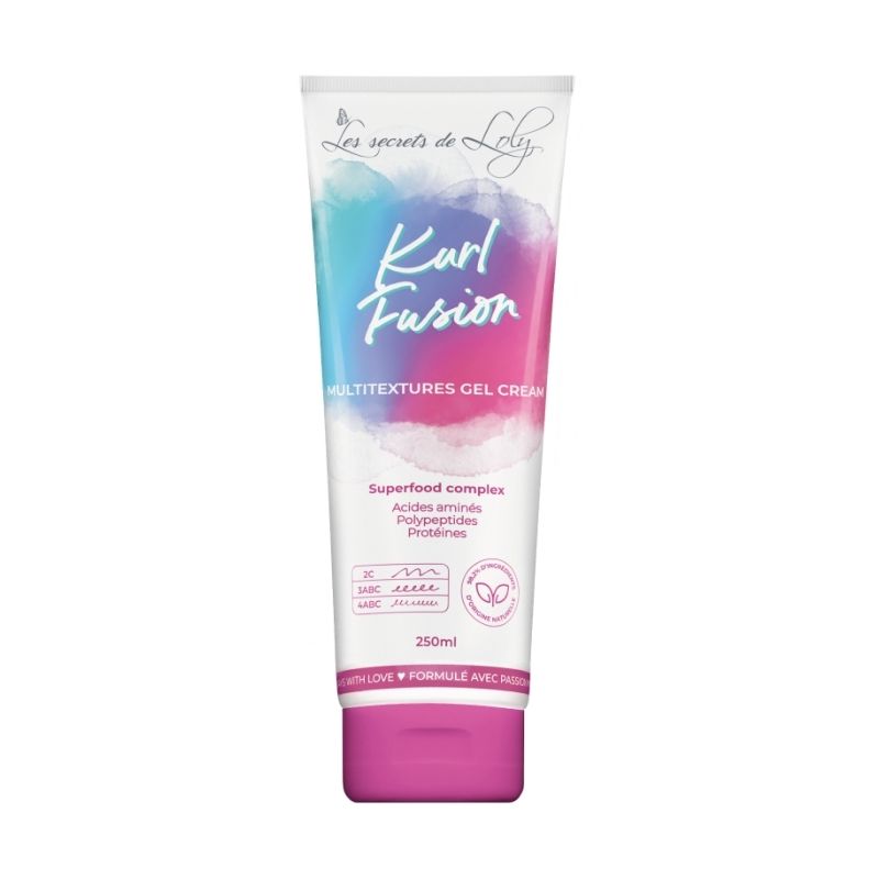 Gel crema peinadora hidratante y nutritiva kurl Fusion Los Secretos de Loly 250ml