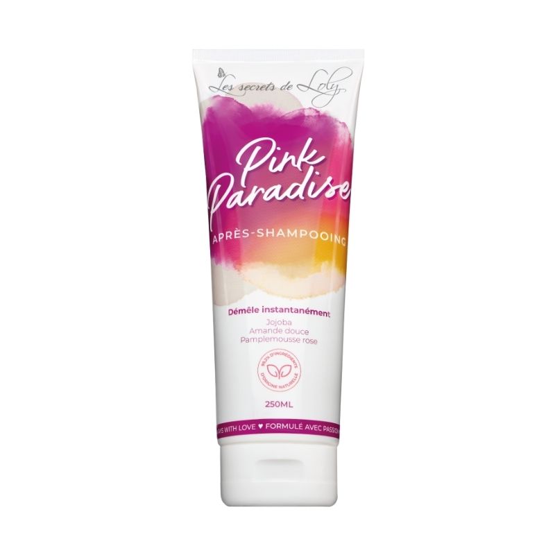 Após-shampoo ultra desembaraçante Pink Paradise Les Secrets de Loly 250ml