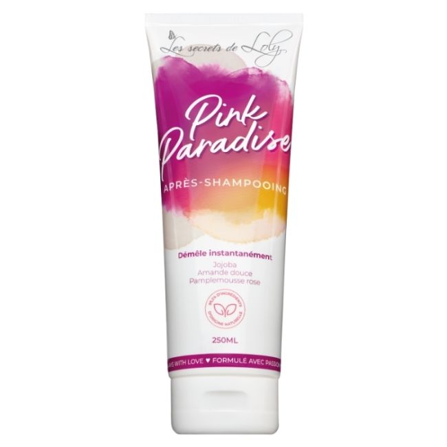 Após-shampoo ultra desembaraçante Pink Paradise Les Secrets de Loly 250ml