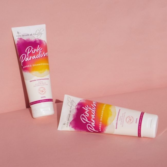 Após-shampoo ultra desembaraçante Pink Paradise Les Secrets de Loly 250ml