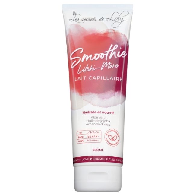 Zonder uitspoelen zeer voedende melk Smoothie Lychee-Zwarte bes De Geheimen van Loly 250ml