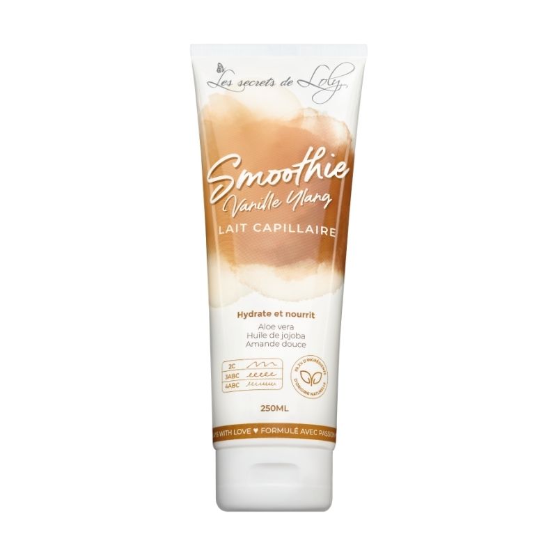 Leite sem enxágue muito nutritivo Smoothie Baunilha-Ylang Ylang Les Secrets de Loly 250ml