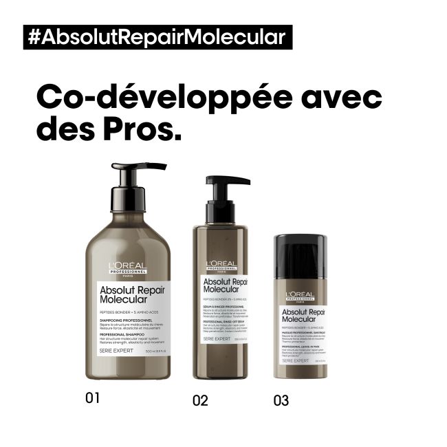 Champô Absolut Repair Molecular L'Oréal Professionnel 500ML