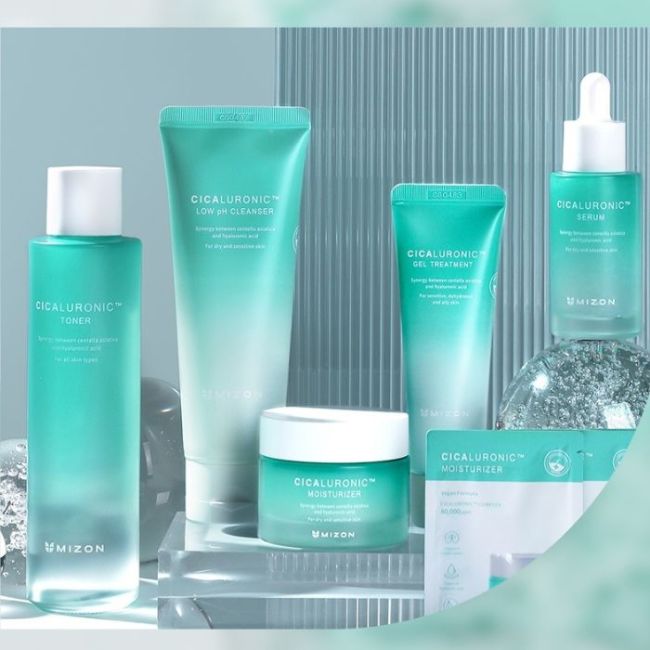 Mousse de limpeza Cicaluronic Low ph Cleansing Foam Mizon 120ml
