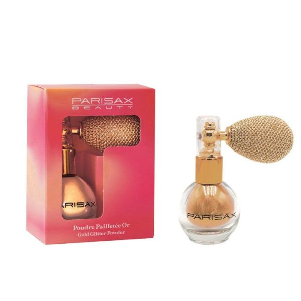 Spray de pó brilhante dourado Parisax 50g