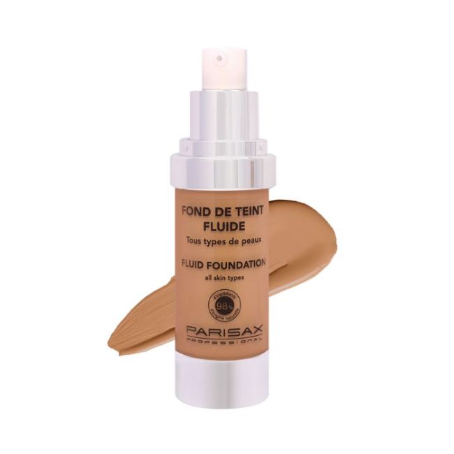 Base líquida bege dourado Parisax 30ml