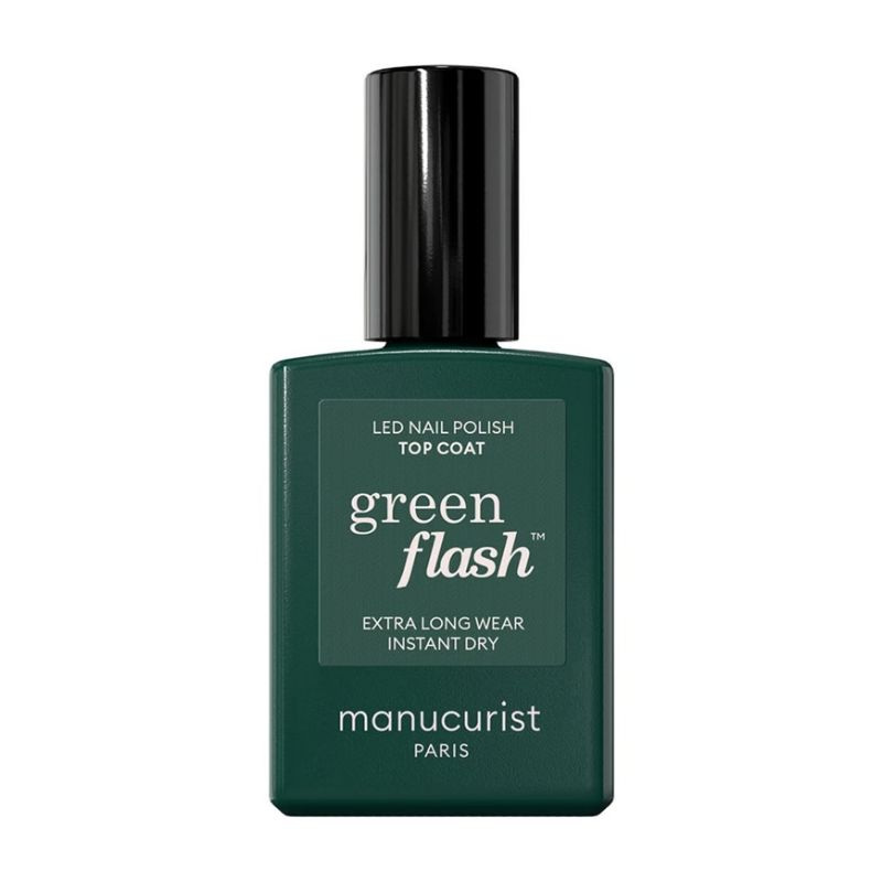 Top Coat semi-permanente LED Green Flash Manucurist 15ml