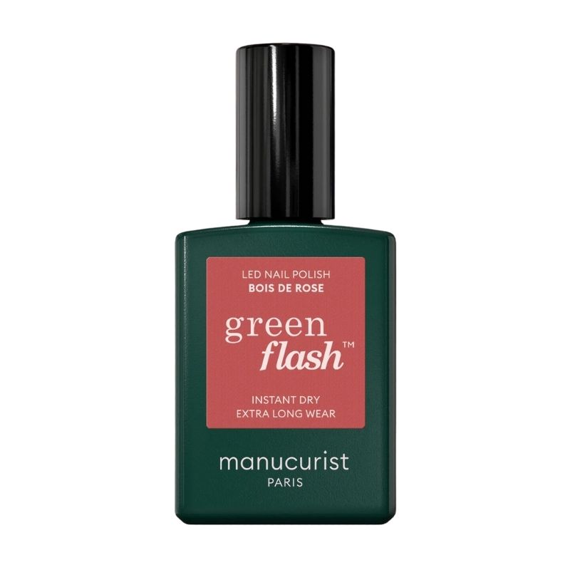 Semi-permanente LED-vernis Green Flash Bois de Rose Manucurist 15ml
