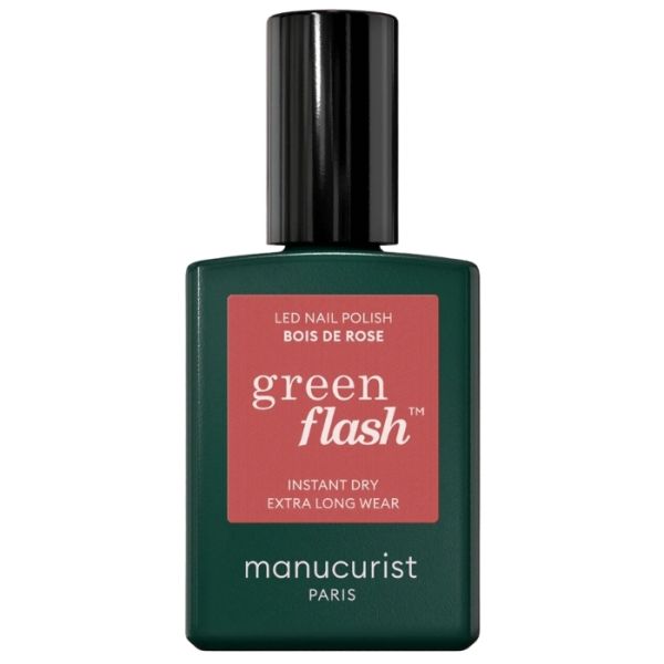 Verniz semi-permanente LED Green Flash Bois de Rose Manucurist 15ml