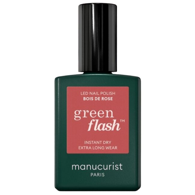 Semi-permanente LED-vernis Green Flash Bois de Rose Manucurist 15ml