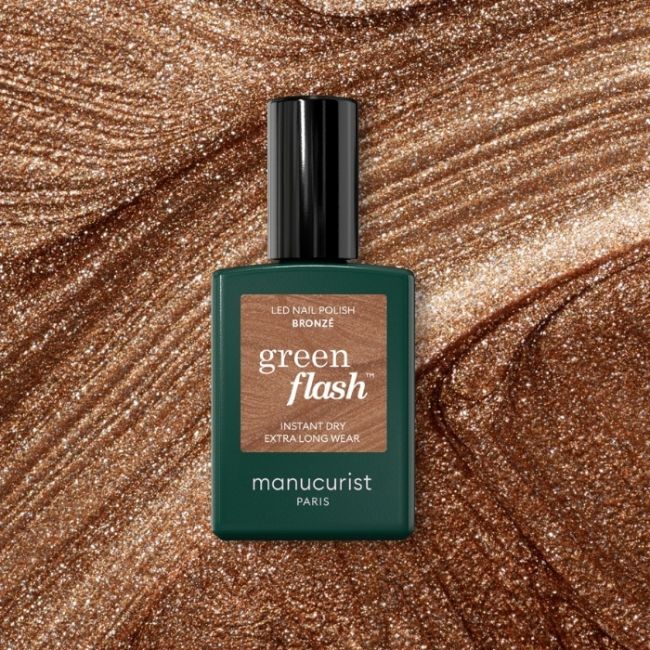 Semi-permanente LED vernis Green Flash Bronzé Manucurist 15ml