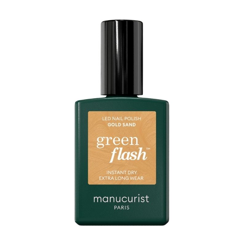 Verniz semi-permanente LED Green Flash Gold Sand Manucurist 15ml