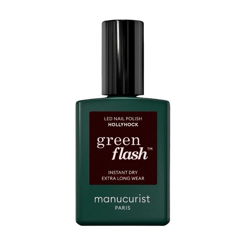 Semi-permanente LED vernis Green Flash Hollyhock Manucurist 15ml