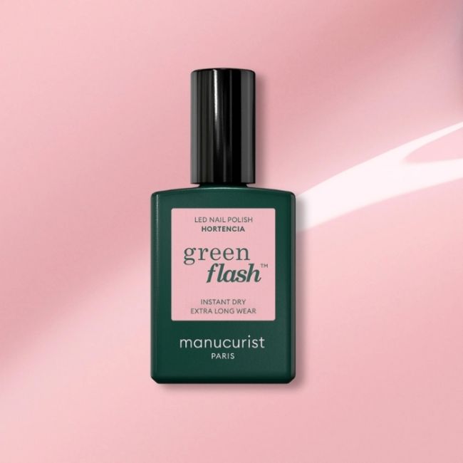 Semi-permanente LED vernis Green Flash Hortencia Manucurist 15ml
