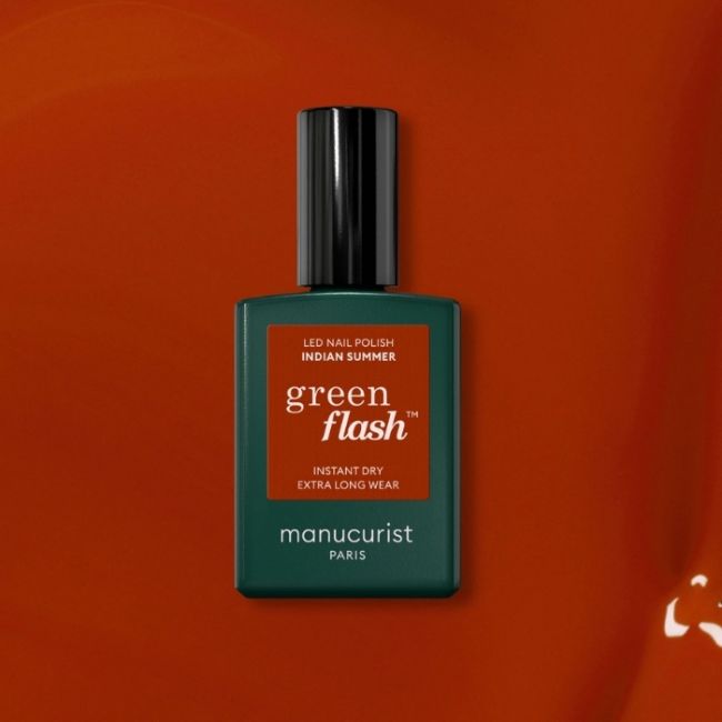 Semi-permanente LED vernis Green Flash Indian Summer Manucurist 15ml