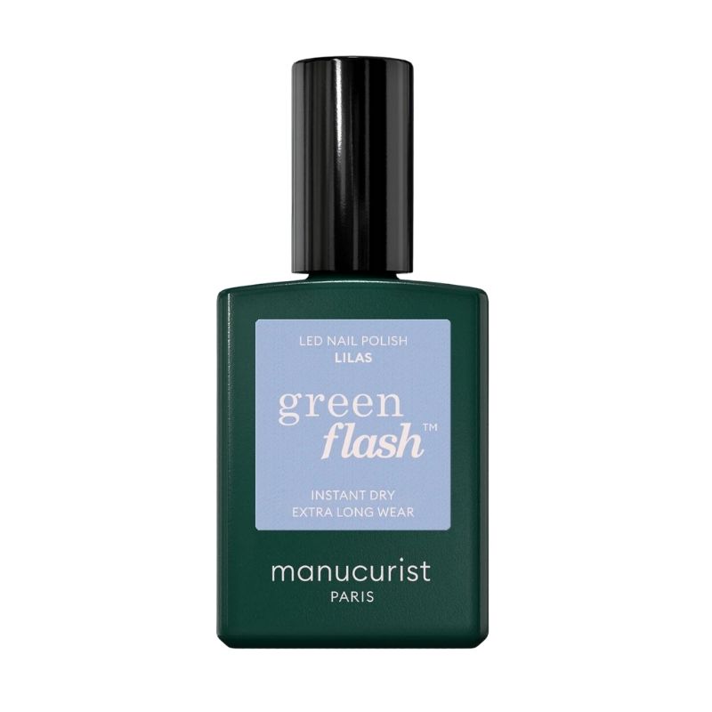 Semi-permanente LED nagellak Green Flash Lilas Manucurist 15ml