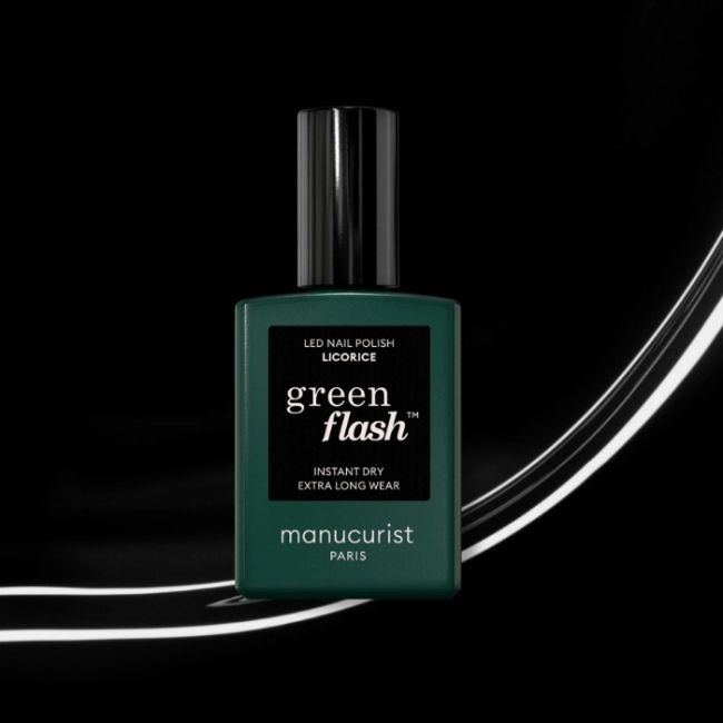 Semi-permanente LED vernis Green Flash Licorice Manucurist 15ml