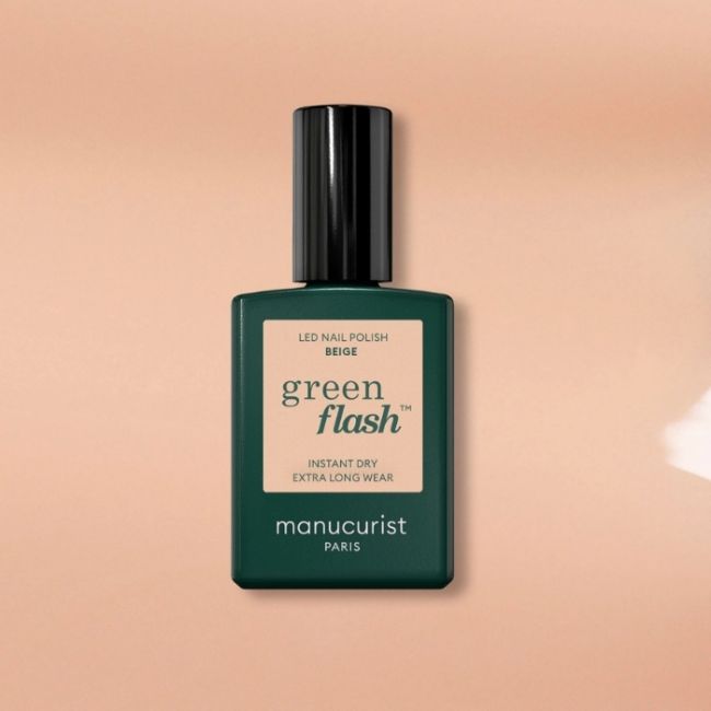 Verniz semi-permanente LED Green Flash Nude Beige Manucurist 15ml