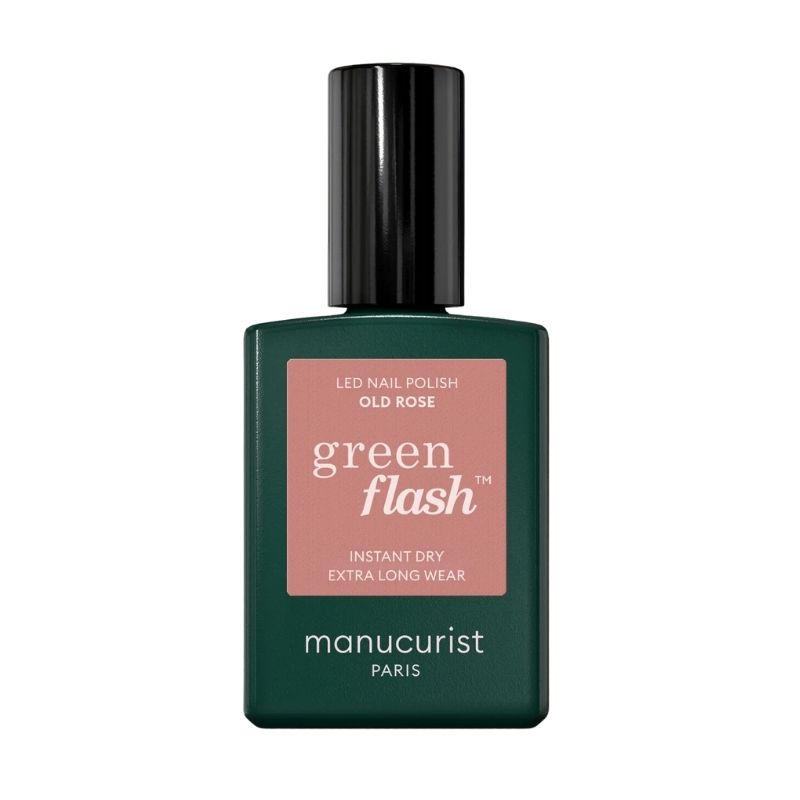 Semi-permanente LED vernis Green Flash Old Rose Manucurist 15ml