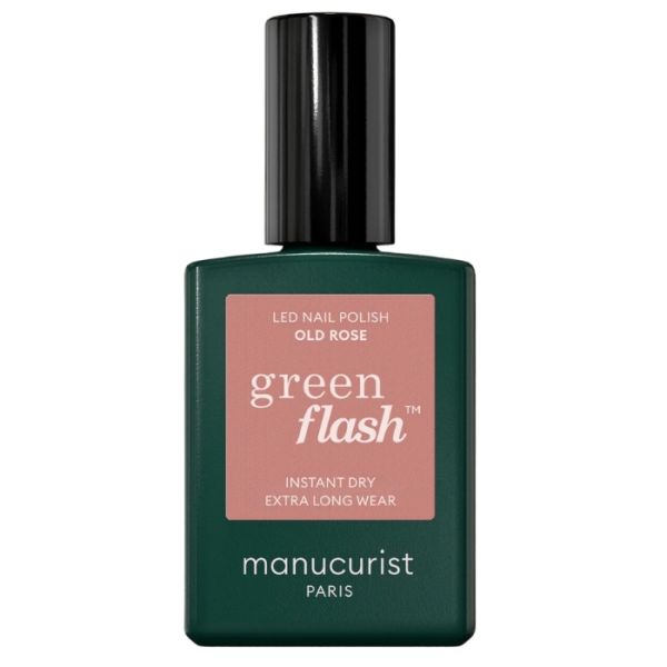 Semi-permanente LED vernis Green Flash Old Rose Manucurist 15ml
