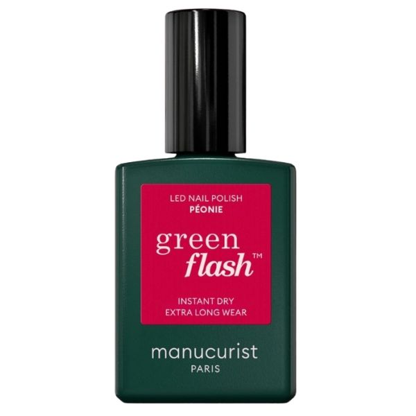 Semi-permanente LED vernis Green Flash Peonie Manucurist 15ml