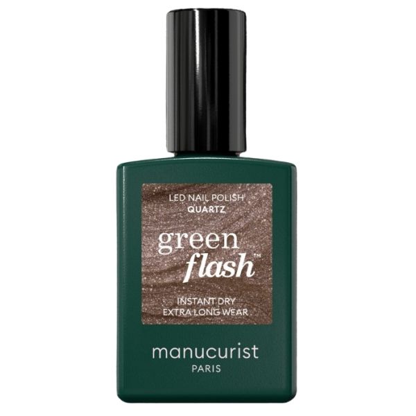 Verniz semi-permanente LED Green Flash Quartz Manucurist 15ml