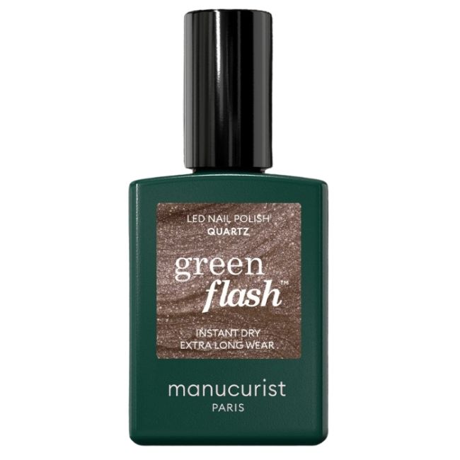 Semi-permanente LED vernis Green Flash Quartz Manucurist 15ml
