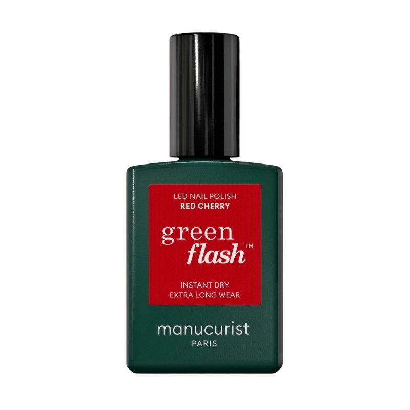 Verniz semi-permanente LED Green Flash Red Cherry Manucurist 15ml